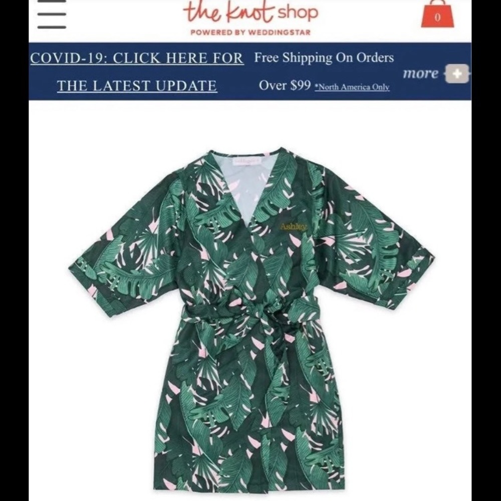 Bridesmaids palm leaf robes (6)